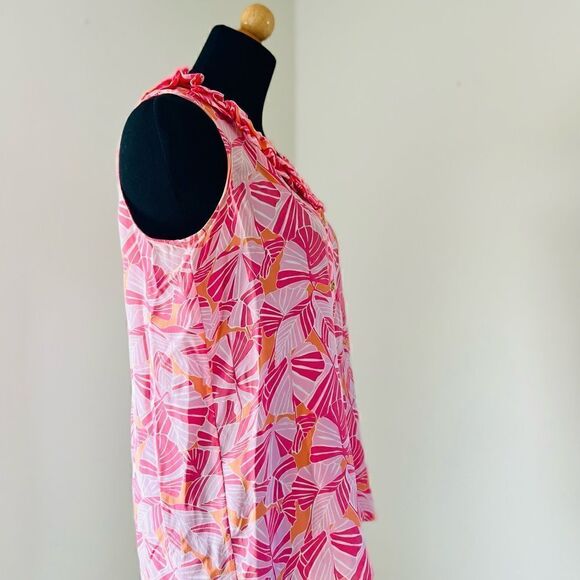 Lilly Pulitzer silk sleeveless blouse Size 4 - Picture 9 of 9